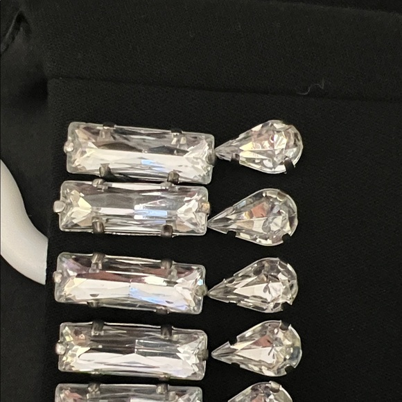 Ted Baker Black Dress with Embellished V-Neck - Picture 10 of 10